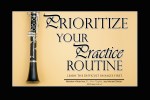 Prioritize Your Practice Routine, a Music poster for sale by JW Pepper